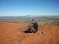 me sitting on top of Uluru