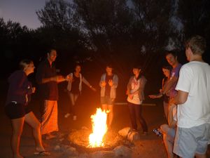 campfire at Kings Canyon