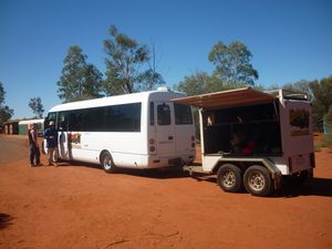 our bus from Adventure Tours