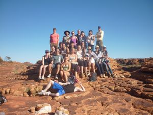 our group at Kings Canyon