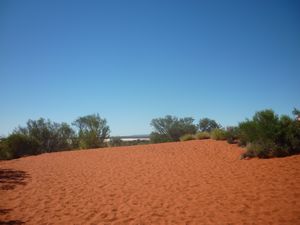 red sand in the Outback