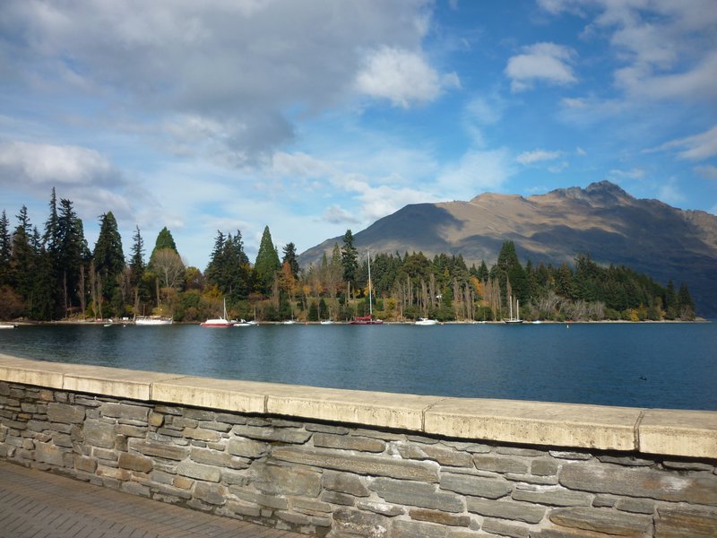 boats in the water in Queenstown