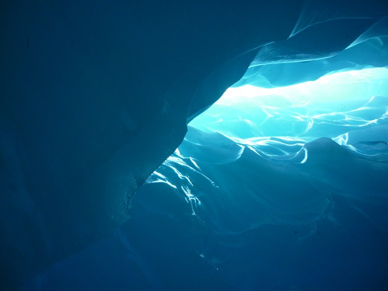 ice cave at Franz Josef Glacier