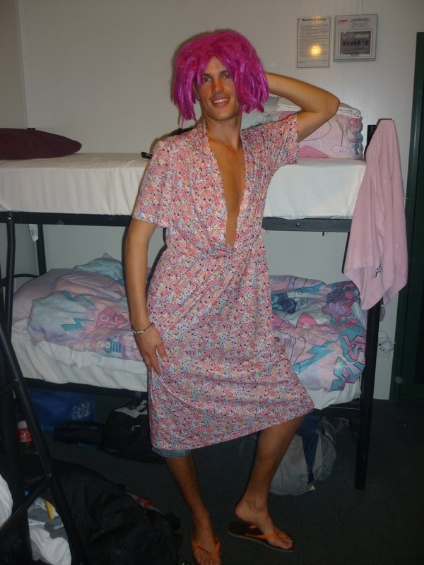 me dressed up like a girl in Barrytown