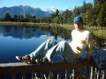 me in front of Lake Matheson