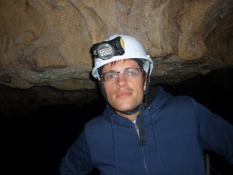 me in Waitomo Caves