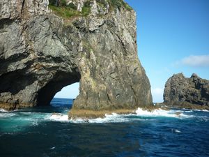 Hole in the rock Bay of Islands