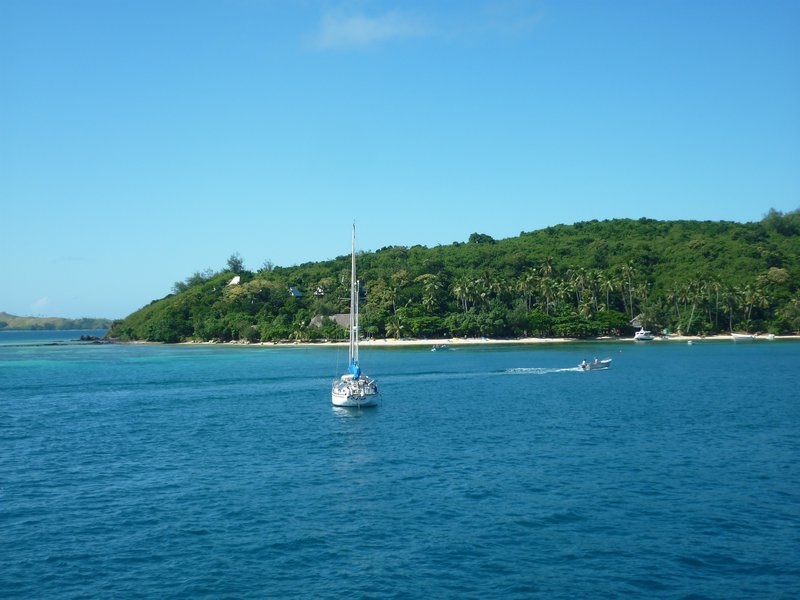 sailing boat Fiji