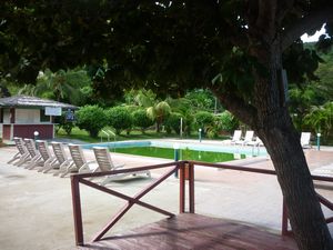 swimming pool at Korovou Ecotour-Resort Naviti