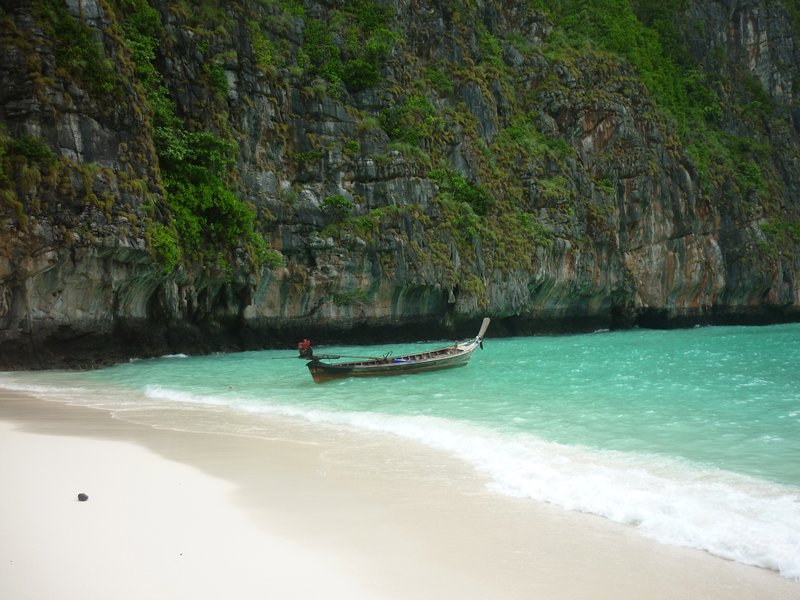 boat at The Beach Ko Phi Phi Ley