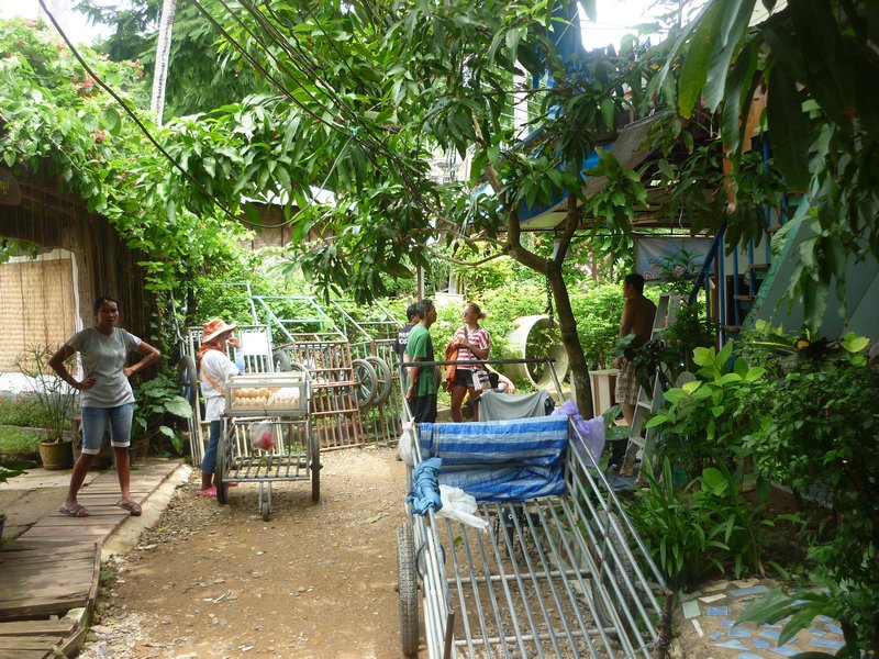 people in a street Ko Phi Phi Don