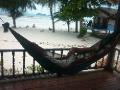 me sleeping in a hammock at Laem Son Ko Phangan
