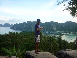 me at viewpoint Ko Phi Phi