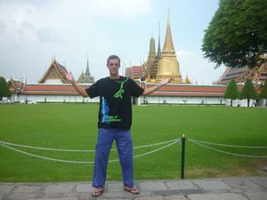 me in front of Grand Palace Bangkok