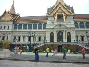 me pointing at Kings Palace Bangkok