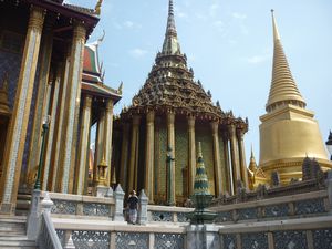 temples at Grand Palace Bangkok