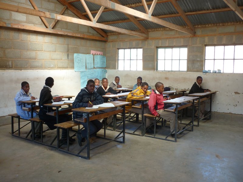 children in a classroom Lesotho