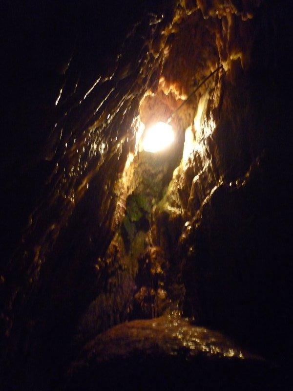 inside the Devil's Chimney Cango Caves Oudtshoorn