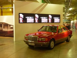 Nelson Mandela's car in the Apartheid Museum Soweto Johannesburg