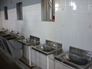 sinks for prisoners Robben Island