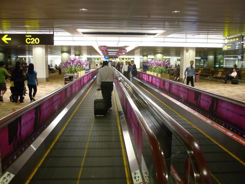 travellator Changi Airport Singapore
