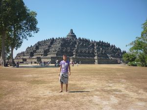 me in front of Borobudur