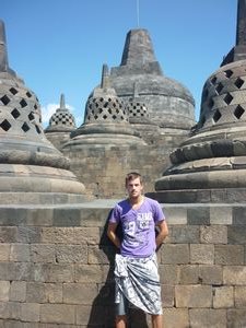me on top of Borobudur