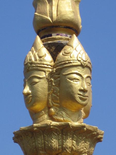 Stupa faces