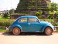 One of the many funky cars in Vientiane