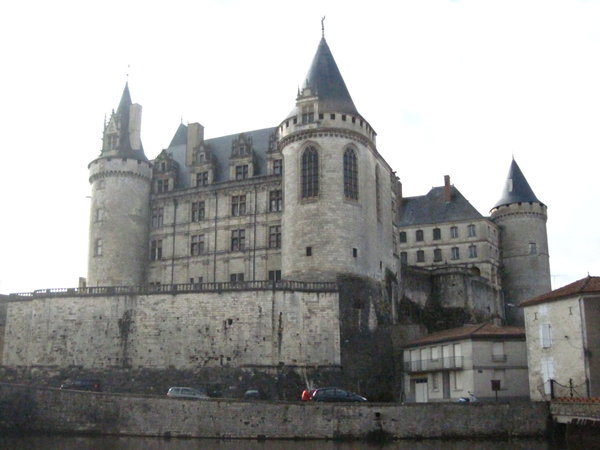the chateau at Rochefoucauld