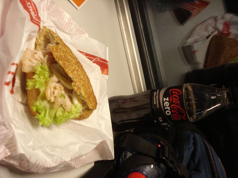 Chicken Sandwich on sesame bread!