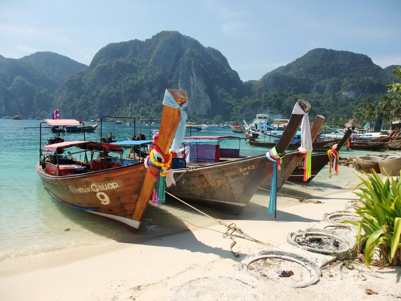 Boats on Ko Phi Phi