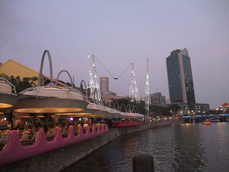 Clarke Quay at Singapore River 