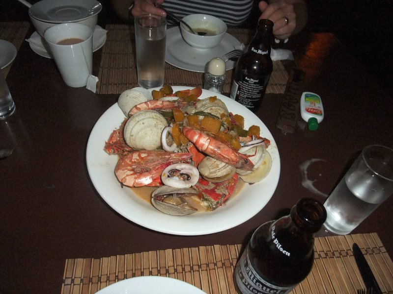 A seafood feast!
