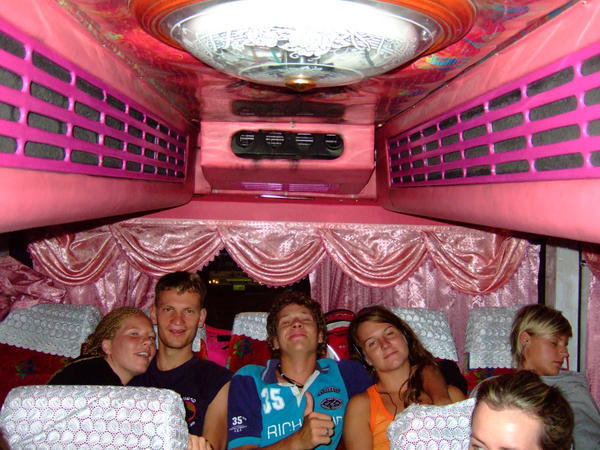 VIP bus, oh sooo much fun!