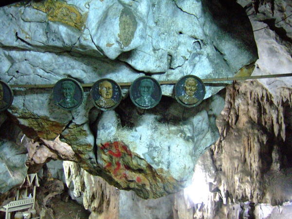 detail in cave temple