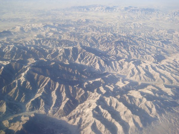 Mountain range between Hohhot and Beijing