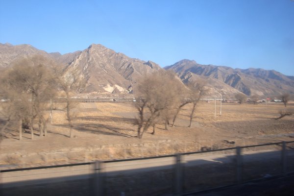 On the train between Baotou and Hohhot