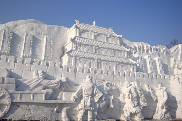 Ancient China in snow