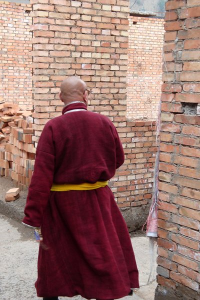 Monk in Taihuai town
