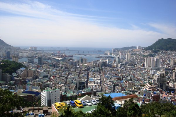 View of Busan from Democracy park