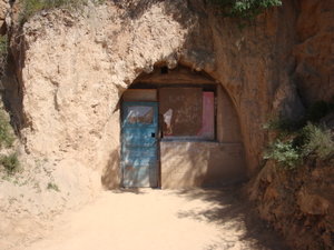 The exit of the tunnels