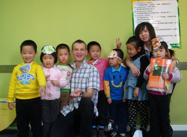 One of my teeny tiny kids classes in Baotou