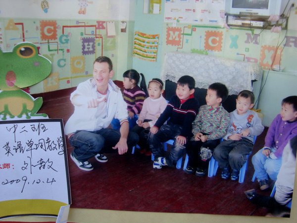 Picture on the wall @ the kindergarten