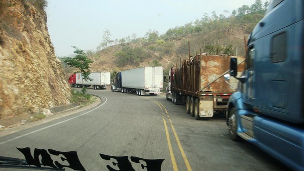 On the way to the border from Copan Ruinas