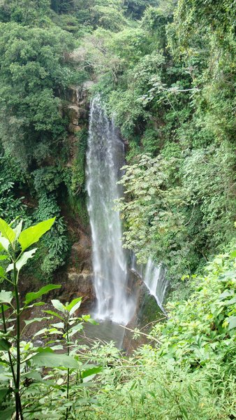 The Rio Santa Lucia waterfall
