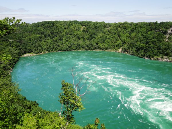 The blue hole, Niagara river
