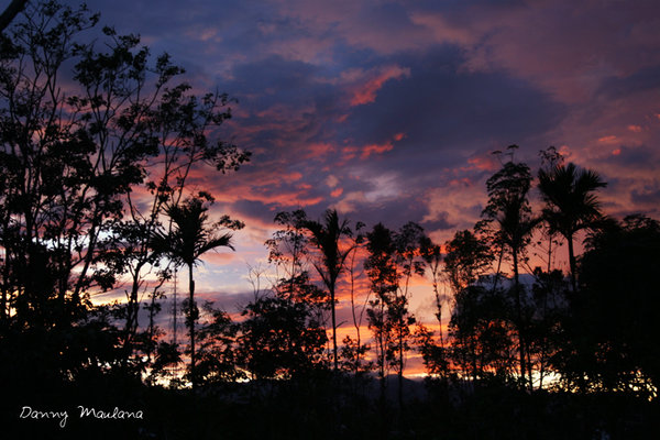 Sunset in Kerinci