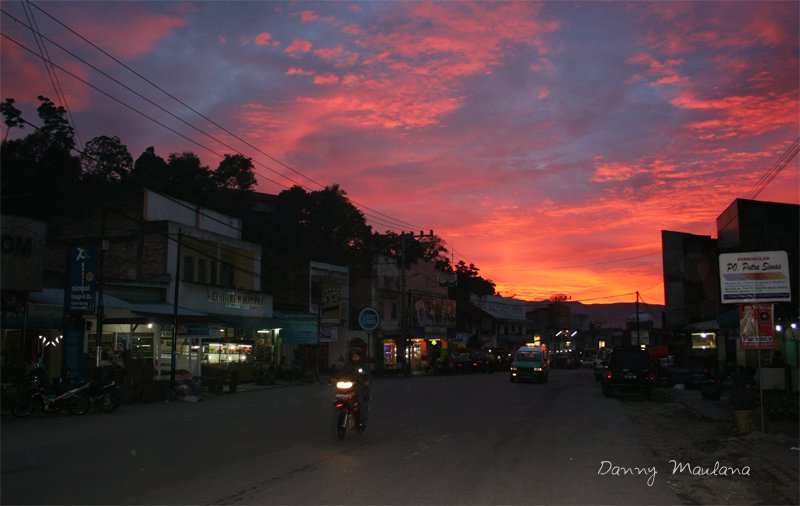 Sunset at Simalungun