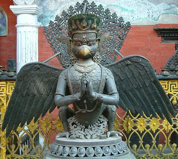 Bronze Garuda statue